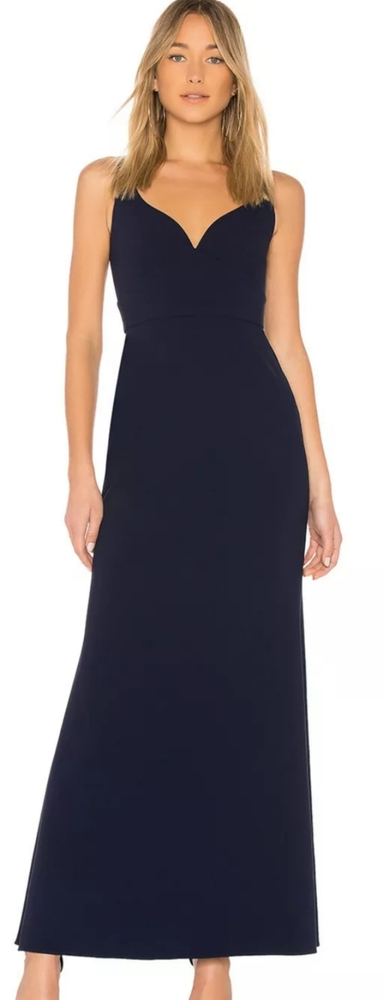 Jill Stuart Navy Gown